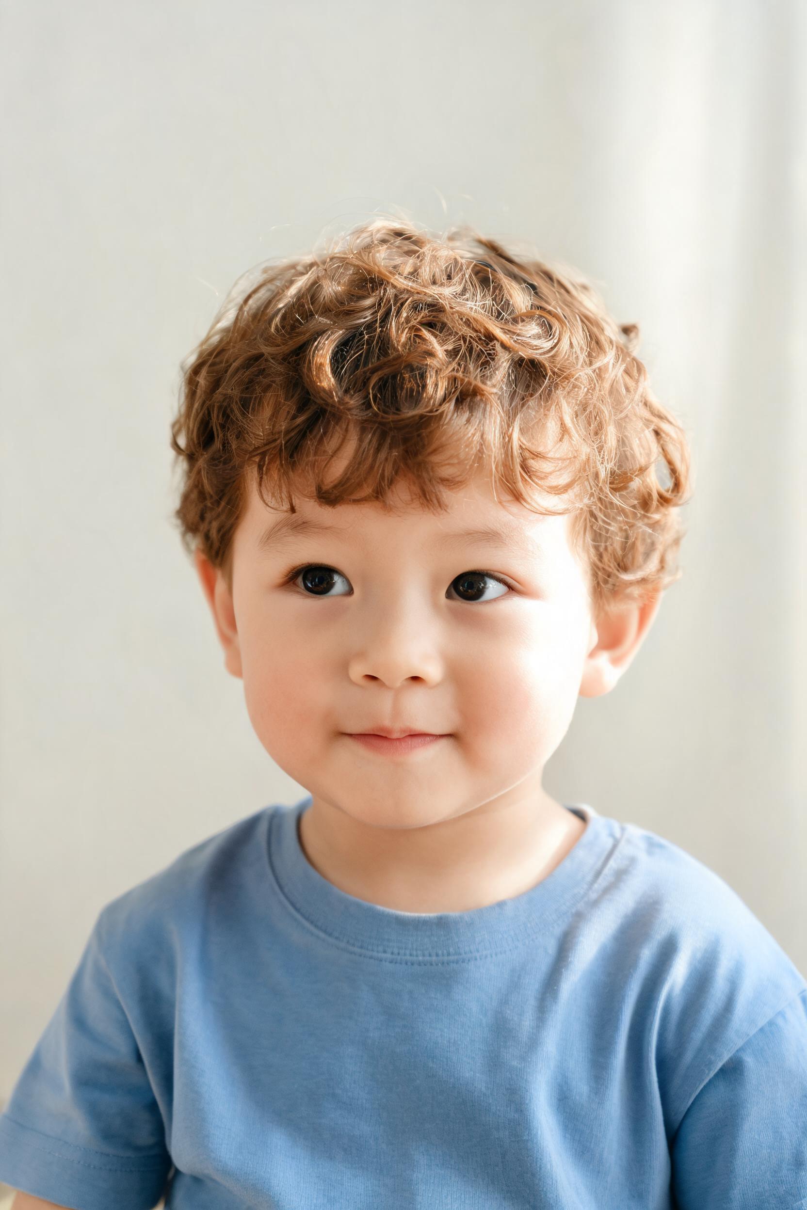 AI baby boy portrait preview